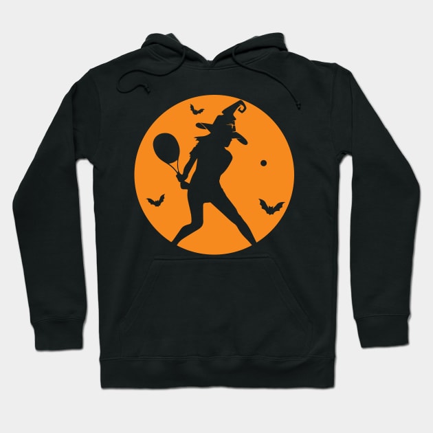 Tennis Halloween Witch Costume For Tennis Players Coaches Hoodie by mrsmitful01